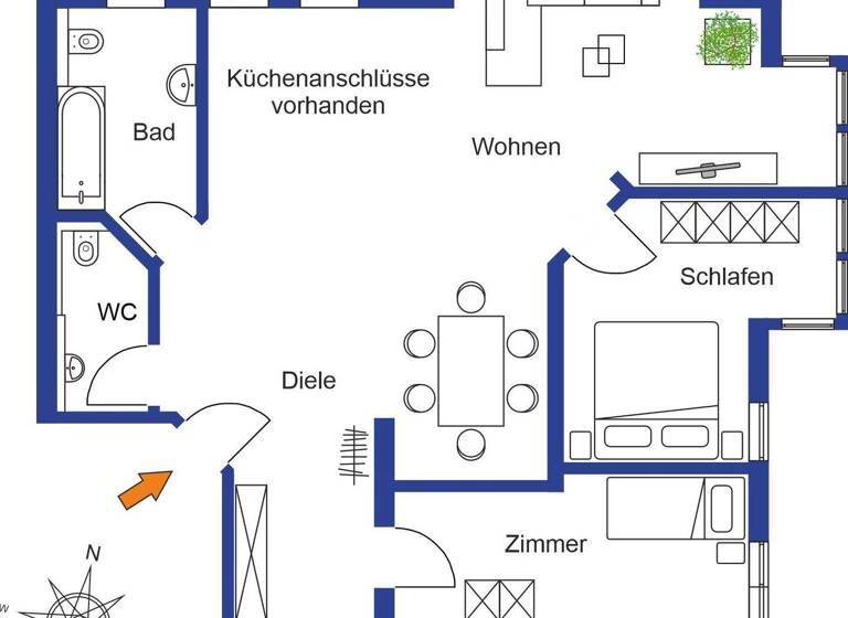 Wohnung zum Kauf 305.000 € 3,5 Zimmer 89 m² Gärtringen 71116