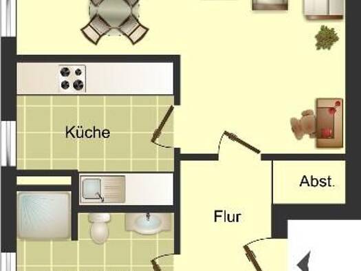 Wohnung zur Miete nur mit Wohnberechtigungsschein 289 € 2 Zimmer 51,3 m² 2. Geschoss frei ab 01.09.2026 Albert-Maas-Straße 31 Aachen Aachen - Mitte 52078