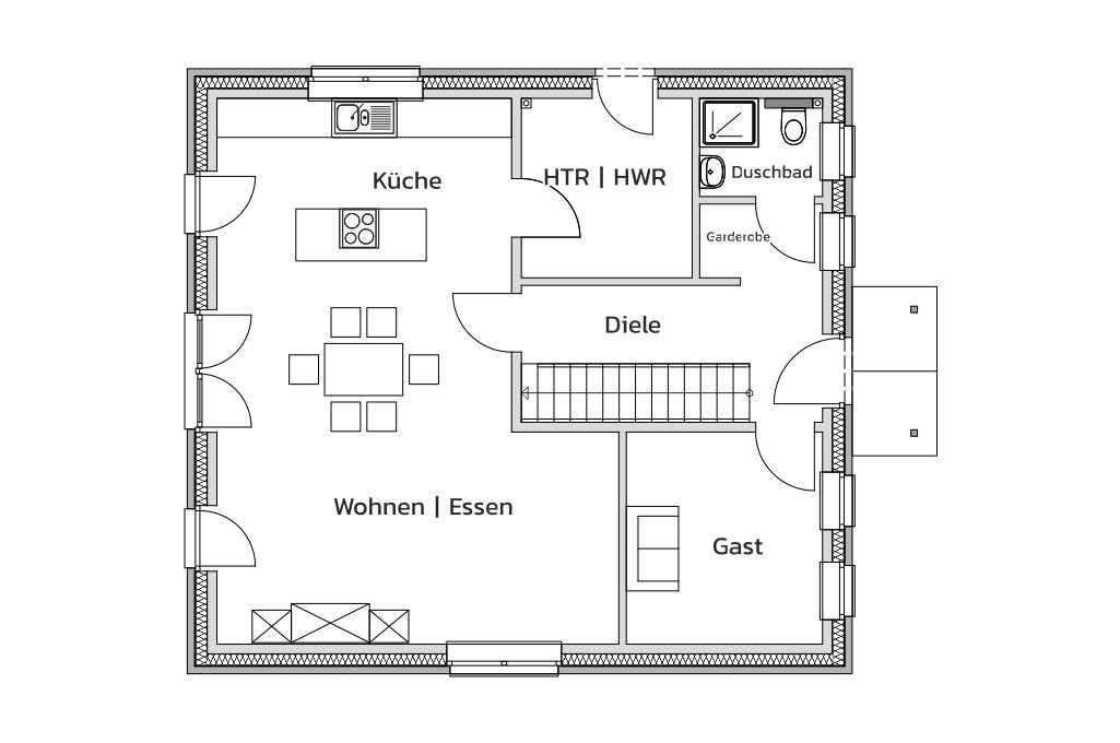 Einfamilienhaus zum Kauf provisionsfrei 627.560 € 4 Zimmer 126 m²<br/>Wohnfläche 574 m²<br/>Grundstück Eißendorf Hamburg 21077