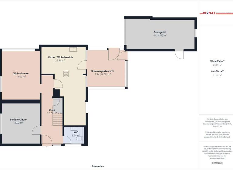 Einfamilienhaus zum Kauf 267.000 € 5 Zimmer 138 m² 731 m² Grundstück Fürstenau 49854