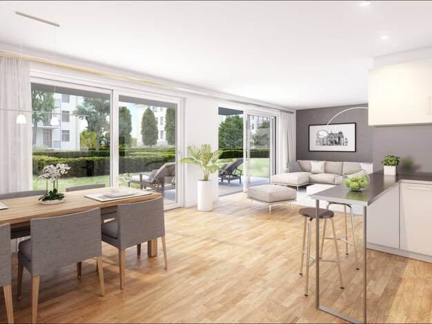 Wohnung zum Kauf - Erstbezug provisionsfrei 429.000 € 4 Zimmer 102 m² EG Niedernberg 63843