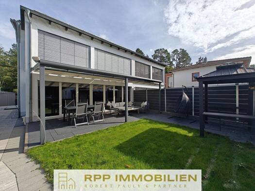 Doppelhaushälfte zur Miete 3.390 € 4 Zimmer 200 m² 373 m² Grundstück frei ab sofort Eching Unterschleißheim 85386