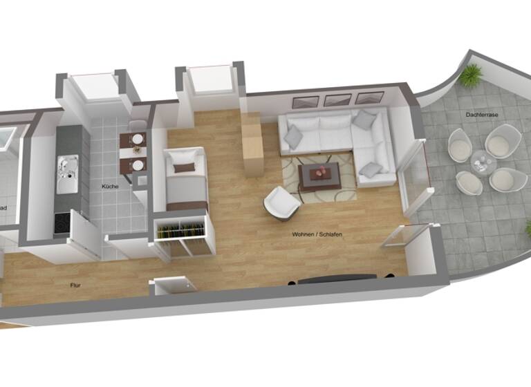 Studio zum Kauf 165.000 € 1 Zimmer 56 m² 2. Geschoss Weitersdorf Roßtal 90574