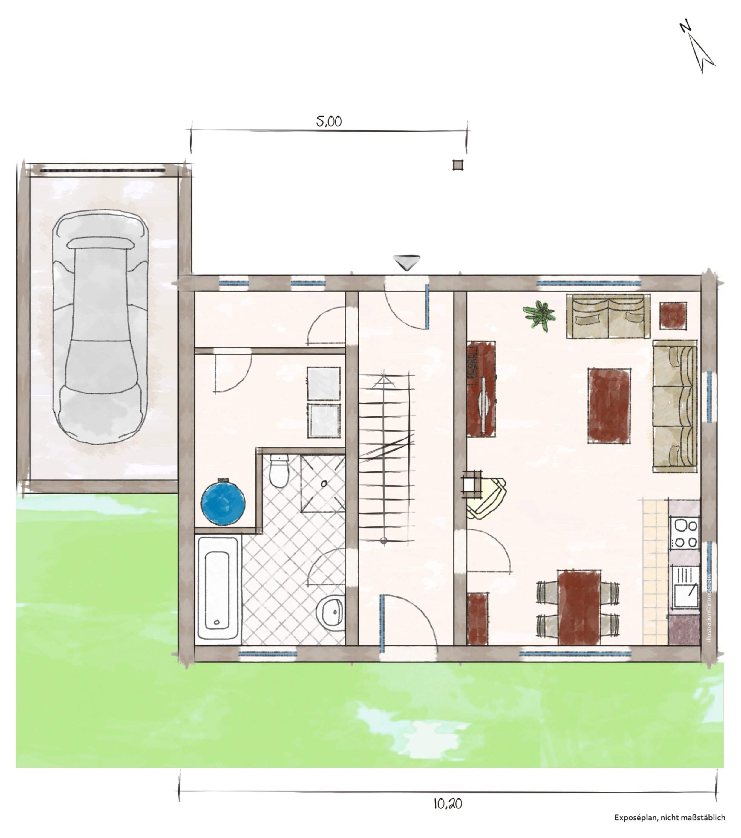 Einfamilienhaus zum Kauf 280.000 € 5 Zimmer 100 m²<br/>Wohnfläche 478 m²<br/>Grundstück Peter und Paul Landshut / Moniberg 84028