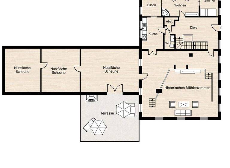 Haus zum Kauf 1.950.000 € 19 Zimmer 486 m² 30.781 m² Grundstück Willanzheim 97348