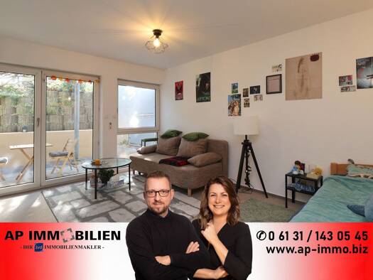 Terrassenwohnung zum Kauf provisionsfrei 144.500 € 1 Zimmer 34,5 m² Mombach Mainz 55120