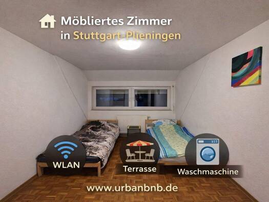 Studio zur Miete Wohnen auf Zeit 560 € 1 Zimmer 15 m² frei ab 31.03.2026 Steinpilzweg 0 Schönberg Stuttgart - Birkach OT Schönberg 70599