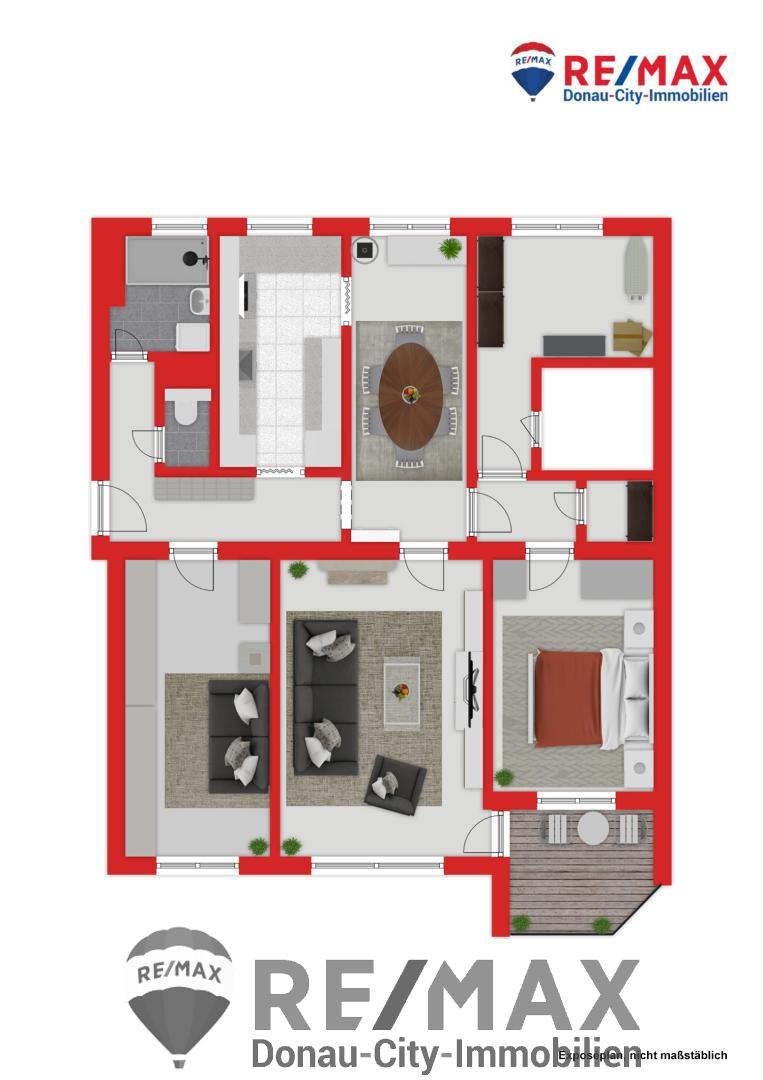 Wohnung zum Kauf 232.000 € 5 Zimmer 106 m²<br/>Wohnfläche Guntramsdorf 2353