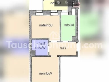 Wohnung zur Miete 400 € 2 Zimmer 60 m² 2. Geschoss Leutzsch Leipzig 04179