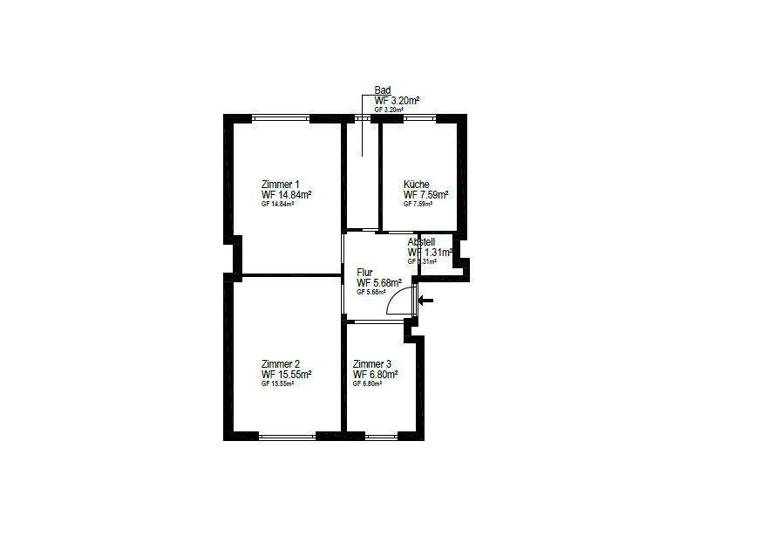 Wohnung zum Kauf 270.000 € 3 Zimmer 53 m² Barmbek-Nord Hamburg-Barmbek 22307
