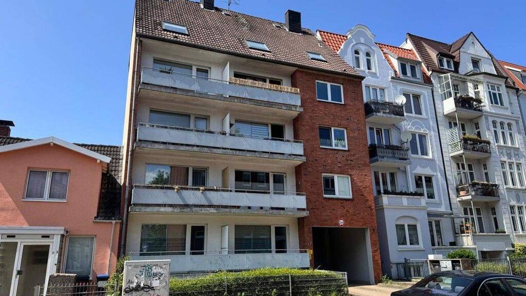 Wohnung zur Miete 450 € 2 Zimmer 46 m² 1. Geschoss frei ab 01.04.2026 Adlerstraße 25 St. Lorenz Nord Lübeck-St. Lorenz-Nord 23554