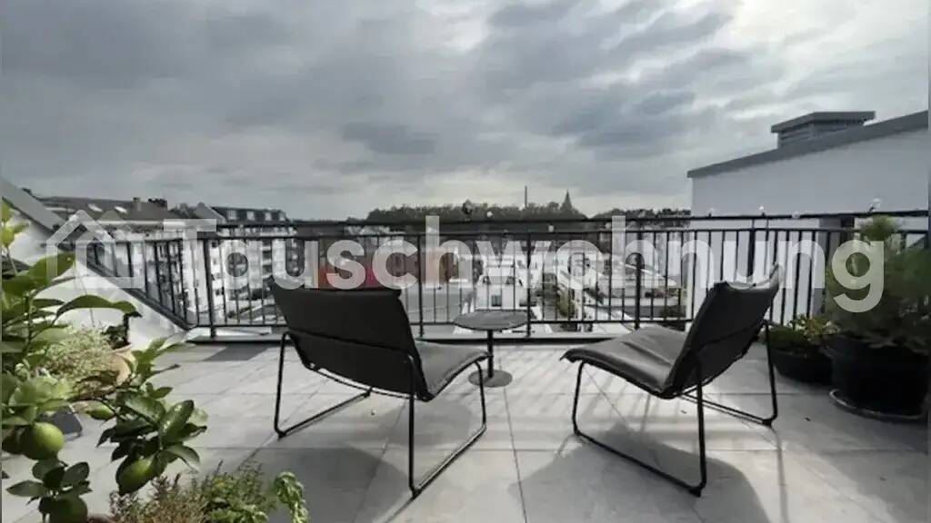 Penthouse zur Miete Tauschwohnung 1.100 € 2 Zimmer 53 m² 5. Geschoss Friedrichstadt Düsseldorf 40215