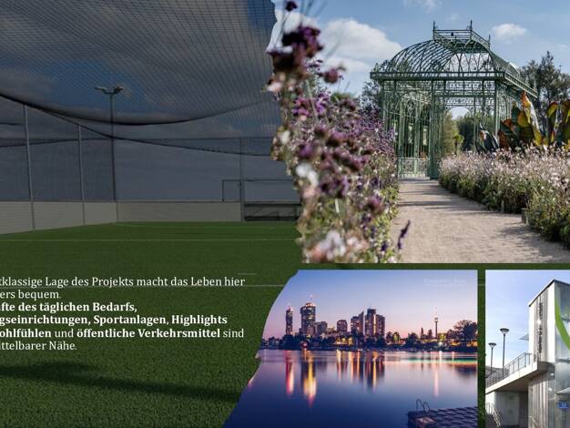 Wohnung zum Kauf - Erstbezug 290.000 € 2 Zimmer 50 m² 1. Geschoss Wien 1220