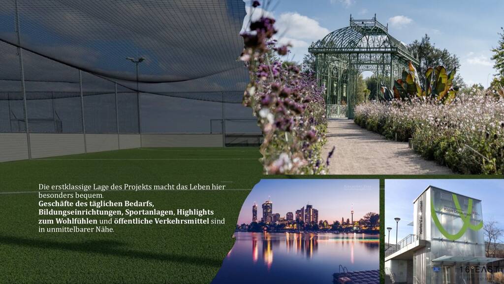 Wohnung zum Kauf - Erstbezug 290.000 € 2 Zimmer 50 m² 1. Geschoss Wien 1220