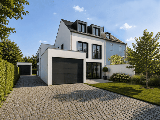 Doppelhaushälfte zum Kauf - Erstbezug 2.155.000 € 8 Zimmer 256 m² 577 m² Grundstück Dachau Dachau 85221