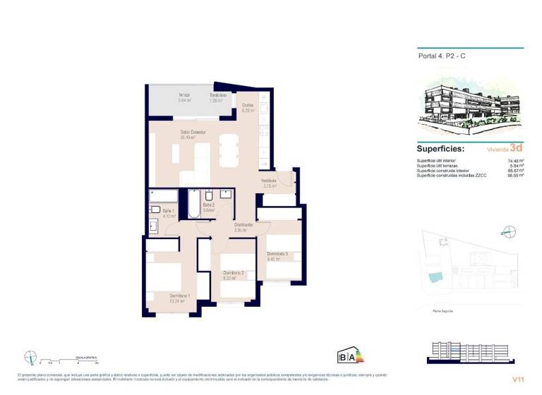 Wohnung zum Kauf 276.000 € 4 Zimmer 98 m² Alicante 03001