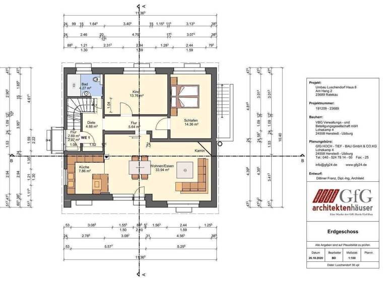 Haus zum Kauf provisionsfrei 1.198.000 € 300 m² 486 m² Grundstück frei ab sofort Luschendorf Ratekau 23689
