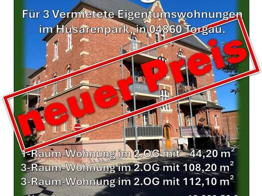 Wohnung zum Kauf 199.000 € 7 Zimmer 264,5 m² Torgau Torgau 04860