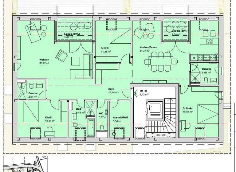 Penthouse zur Miete - Erstbezug 1.540 € 5 Zimmer 159,4 m² 2. Geschoss frei ab sofort Am Sandberg 6 Hohenburg 92277