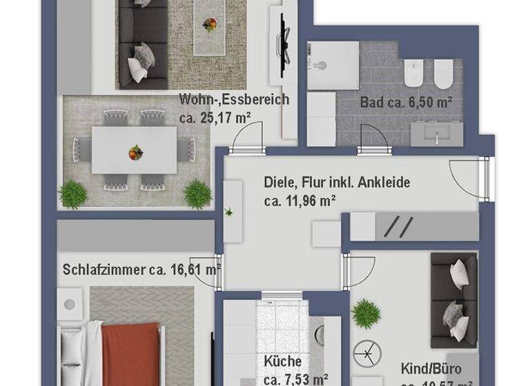Wohnung zur Miete 1.630 € 3 Zimmer 83 m² 6. Geschoss Am Wald Taufkirchen 82024