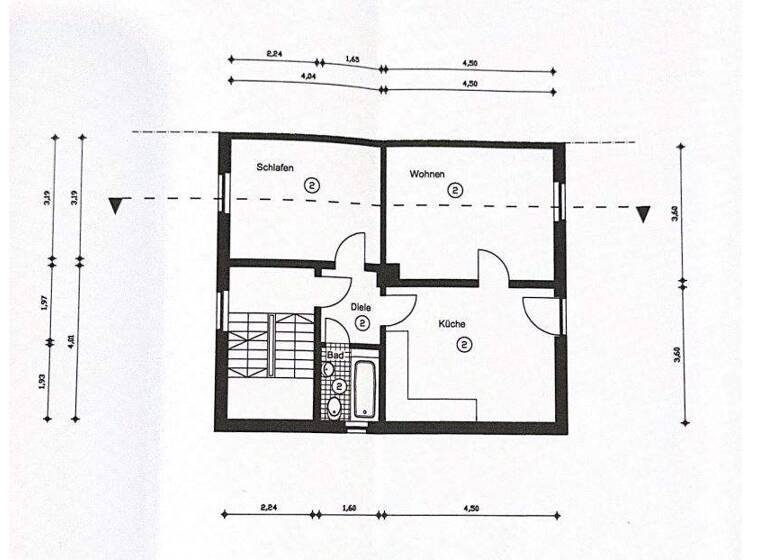 Wohnung zum Kauf 130.000 € 2 Zimmer 51,5 m² Birth Velbert 42549