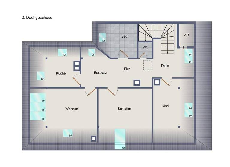 Wohnung zum Kauf 427.000 € 3 Zimmer 89 m² 5. Geschoss West Stuttgart 70176