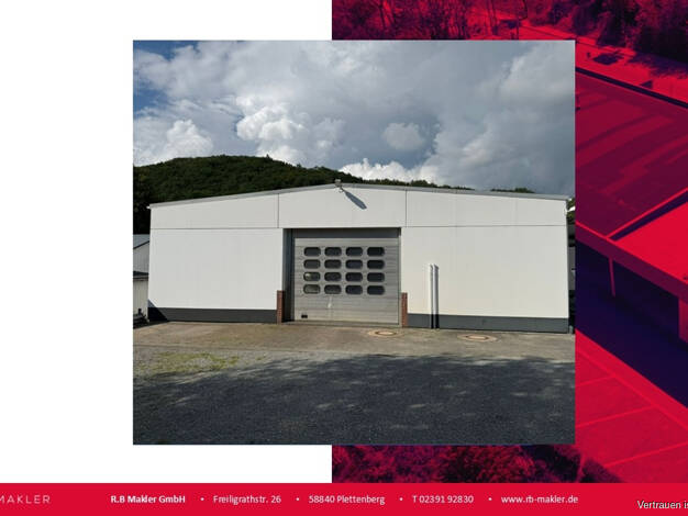 Lagerhalle zur Miete 1.925 € 550 m² Lagerfläche Landemert Plettenberg 58840