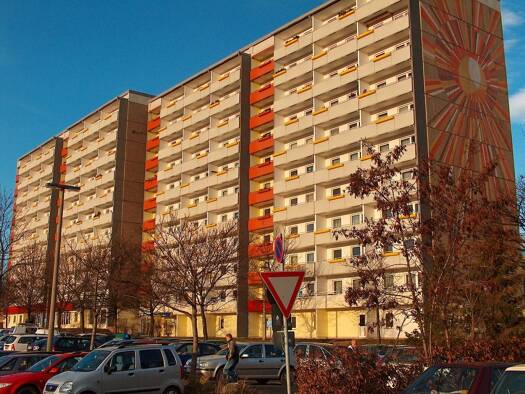 Wohnung zur Miete 230 € 1 Zimmer 34,3 m² 7. Geschoss Schleizer Straße 3 Lusan Gera 07549