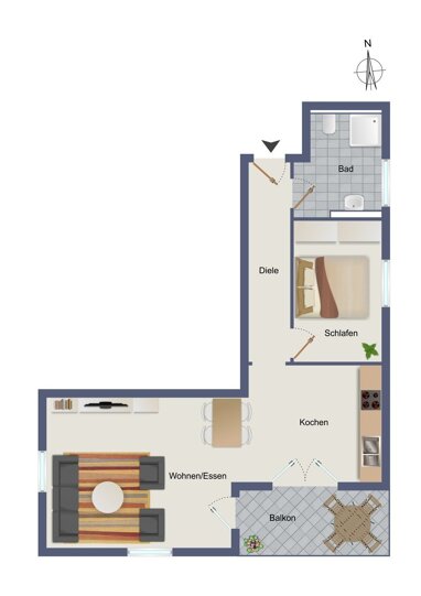 Wohnung zum Kauf 334.180 € 2 Zimmer 68,2 m² Öhringen Öhringen 74613