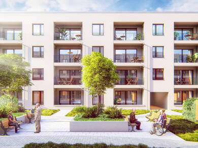 Wohnung zur Miete 613 € 2 Zimmer 51,1 m² 1. Geschoss Lützner Straße 154 Neulindenau Leipzig 04179