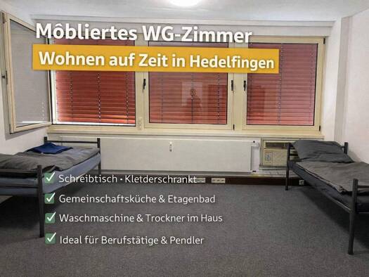 WG-Zimmer zur Miete Wohnen auf Zeit 580 € 24 m² frei ab 27.04.2026 Hedelfingerstr. 0 Wangen Stuttgart Hedelfingen 70327