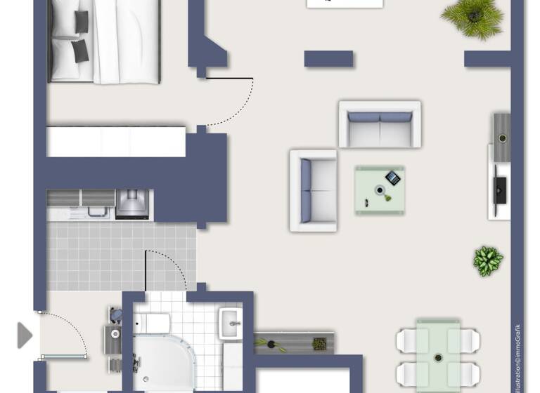 Wohnung zum Kauf 295.000 € 2 Zimmer 42 m² 5. Geschoss Victoriastraße 24 Altstadt-Nord Köln / Altstadt-Nord 50667