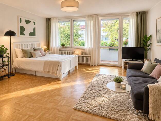 Wohnung zur Miete 1.190 € 1 Zimmer 40 m² 1. Geschoss frei ab 01.11.2026 Herzog-Johann-Straße 18 Pasing-Obermenzing München 81245