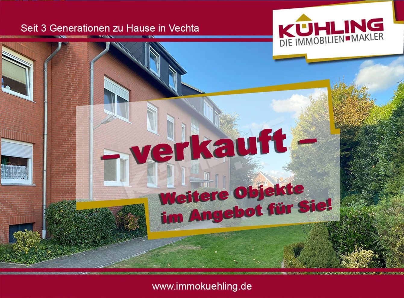 Wohnung zum Kauf 105.000 € 2 Zimmer 57 m²<br/>Wohnfläche Dinklage 49413