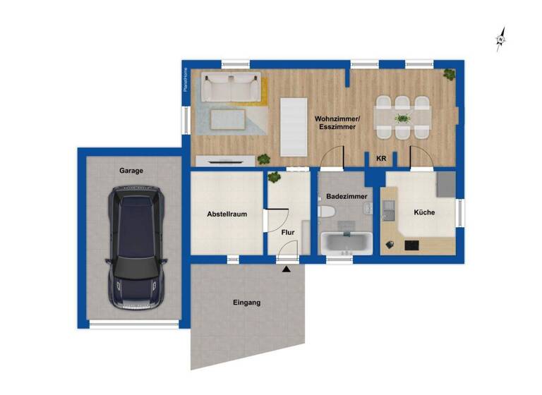 Einfamilienhaus zum Kauf 130.000 € 3 Zimmer 99,6 m² 296 m² Grundstück Wallesau Roth 91154