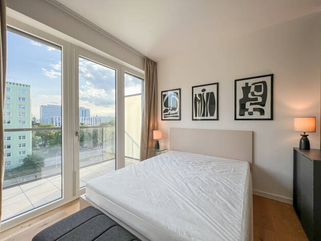 Wohnung zur Miete Wohnen auf Zeit 1.395 € 1 Zimmer 34 m² frei ab 01.04.2026 Platz der Vereinten Nationen 22 A Friedrichshain Berlin 10249