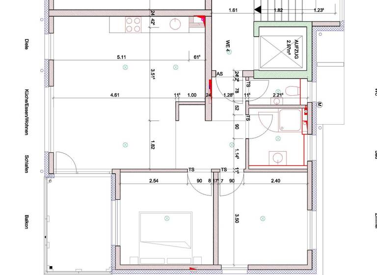 Wohnung zur Miete 950 € 3 Zimmer 72,4 m² Geschoss 2/3 frei ab sofort Filderstraße 24 Neuhausen auf den Fildern 73765