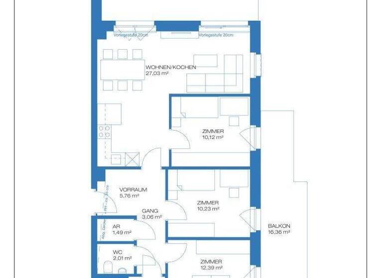 Wohnung zum Kauf - Erstbezug 418.960 € 4 Zimmer 77 m² 3. Geschoss Gries Graz,17.Bez.:Puntigam 8055