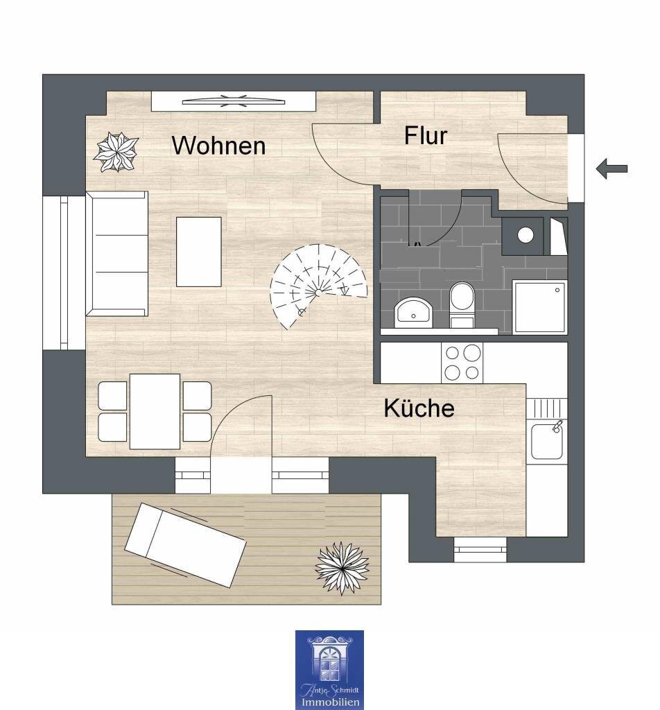 Maisonette zum Kauf 100.000 € 2 Zimmer 53 m²<br/>Wohnfläche Freital Freital 01705