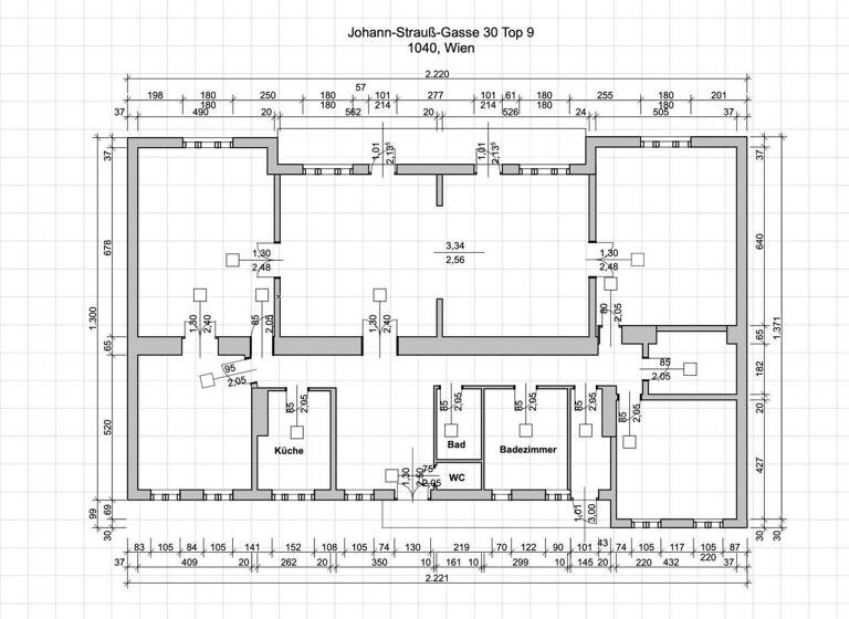 Wohnung zur Miete 4.969 € 6 Zimmer 254,7 m² Wien 1040