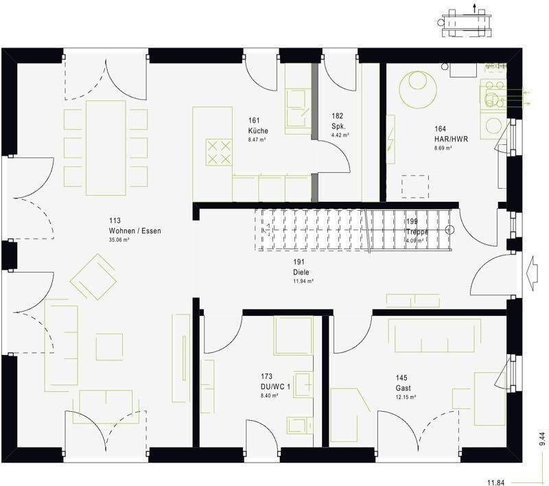 Einfamilienhaus zum Kauf provisionsfrei 350.000 € 6 Zimmer 186 m²<br/>Wohnfläche Fridrichsweiher Offenbach am Main 63075