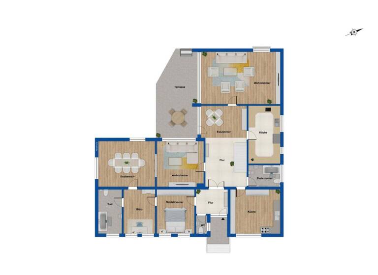 Bungalow zum Kauf 529.500 € 8 Zimmer 270 m² 1.863 m² Grundstück Wolfshagen Langelsheim 38685