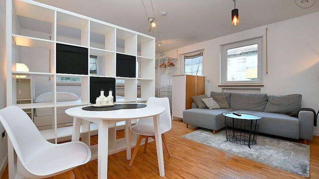 Wohnung zur Miete Wohnen auf Zeit 1.090 € 1 Zimmer 38 m² frei ab sofort Süd Stuttgart 70180