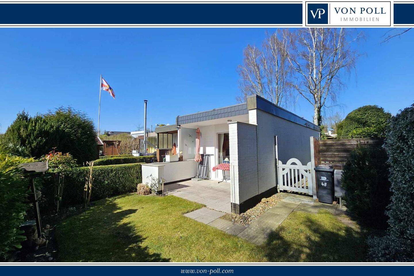 Immobilie in Scharbeutz - Möbliertes Wochenendhaus mit Sonnenterrasse am Pönitzer See - Bild 0