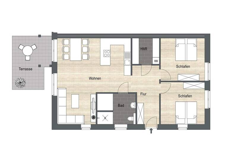 Wohnung zum Kauf - Erstbezug 1.095.000 € 3 Zimmer 105 m² frei ab 01.01.2027 Sankt Peter-Ording 25826