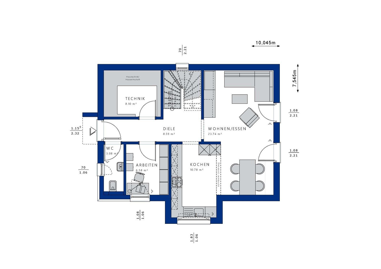 Einfamilienhaus zum Kauf 460.943 € 5 Zimmer 122,4 m²<br/>Wohnfläche Niedereschach Niedereschach 78078