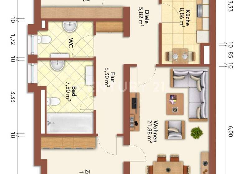 Wohnung zum Kauf 175.000 € 3,5 Zimmer 93 m² 3. Geschoss Hohenlimburg Hagen 58119