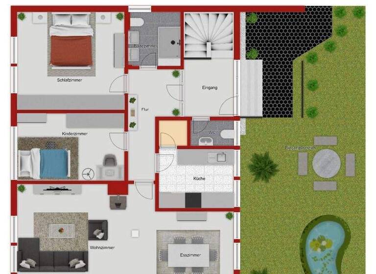 Bungalow zum Kauf 348.000 € 4 Zimmer 103 m² 635 m² Grundstück Gundelsheim 96163