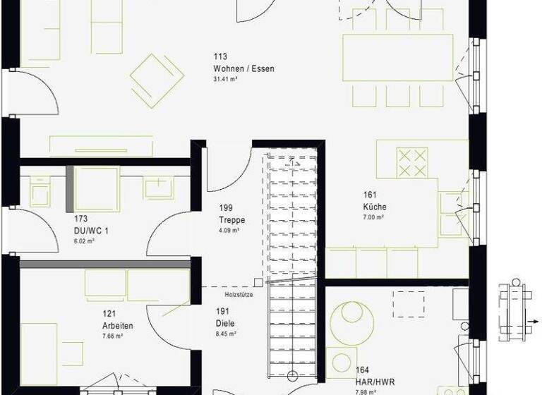 Einfamilienhaus zum Kauf 610.929 € 5 Zimmer 139 m² 400 m² Grundstück Retterschen Kressbronn am Bodensee 88079
