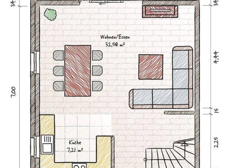 Doppelhaushälfte zum Kauf 339.999 € 4 Zimmer 127 m² 364 m² Grundstück Eickedorf Grasberg 28879